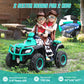 Elemara 2 Seater Kids Atv,Big Kids Ride On Atv Electric 4 Wheeler With 10Ah Battery, 4Mph Max Speed, Electric Car,Led Headlights