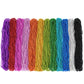 Shaoqinlin 144 Pcs Mardi Gras Beads Necklaces, 12 Colors 33 Inch 7 Mm Metallic Bead Necklaces Bulk Party Beads Necklace Round Be