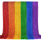 Yaxinrui 144 Pcs Pride Beads Necklaces, Lgbtq Pride Beads Stuff Accessories Metallic Rainbow Bead Necklaces For Gay Lesbian Prid