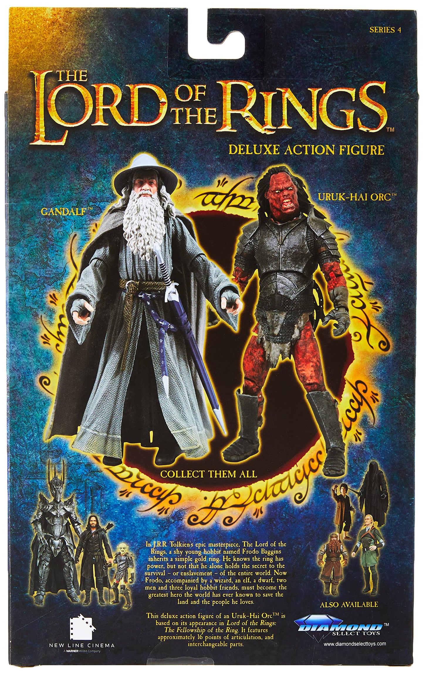 Diamond Select Toys The Lord of The Rings: Uruk-hai Action Figure  Multicolor