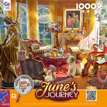 Ceaco - June'S Journey - Estate Parlor - 1000 Piece Jigsaw Puzzle