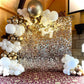 Bezente 36 Inch Metallic Gold Giant Balloons - 8 Pack Jumbo Round Latex Balloons for Weddings, Baby Showers, Birthdays, and Parties