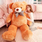 Ikasa Giant Teddy Bear Plush Toy Stuffed Animals (Brown, 70 Inches)