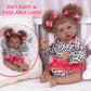 Milidool Black Reborn Baby Dolls Girl Lifelike Weighted African American Newborn Girl Dolls 20 Inch Realistic Baby Dolls That Lo