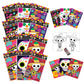 Tiny Mills Day of the Day Coloring Books for Kids with 12 Coloring Books and 48 Crayons, Halloween Party Favors, Dia de Los Muer