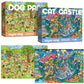 Antelope 2 In 1 1000 Piece Puzzle Bundle - Dog Park - 1000 Piece Jigsaw Puzzle Bundle With Cat Castle - 1000 Piece Jigsaw Puzzle