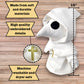 Uncommon Universe Plague Doctor Plush Toy - 10  Glow in The Dark Stuffed Animal - Cute Spooky White Horror Plush - Soft Monster Creepy Plushies - Ideal for mature-themeds or Kids