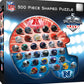 Masterpieces 500 Piece Sports Jigsaw Puzzle For Adults - Nfl Helmet Shaped Puzzle - 25'X22'