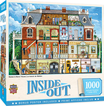 Masterpieces 1000 Piece Jigsaw Puzzle For Adults, Family, Or Youth - Walden Manor House - 19.25''X26.75''