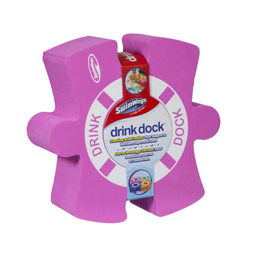 Swimways Drink Dock Foam Drink Holder, Pink