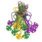 Ysppf Mardi Gras Bead Necklaces Round Multi Colors Party Necklace(12 Pcs)