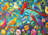 Lucky Puzzles - Birds & Blooms - 1000 Piece Jigsaw Puzzle for Adults | Colorful Puzzle with Vibrant Garden Birds | Best New Chal