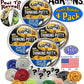 Crazy Aarons Putty Mini Tins Treasure Surprise Peel to Reveal (Collect All 12 Colors) Gift Set Party Bundle - 4 Pack (.47oz Eac