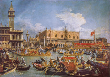 Clementoni - Museum Collection-Canaletto  Return of Bucentaur at The Molo On Ascension Day-1000 mature-themed Pieces  Art  Puzzle Paintings  Famous Paintings  Made in Italy  Multicoloured  39764