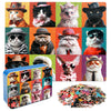 Lelemon Cat Jigsaw Puzzles In A Metal Box 100 Pieces Cat Jigsaw Puzzle For Kids Ages 4-8 Children Learning Educational Puzzles Toys