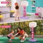 Basketball Hoop Indoor Outdoor Toys For Toddlers 1-3, Kids Basketball Hoop With 3 Balls, Adjustable Mini Basketball Goal, Christ
