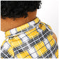GUND Tamir Plush Doll - Premium 13” Toy for Ages 1+, Yellow/Grey Plaid, Model 6067317, High Quality Materials