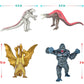 Twcare Exclusive Set Of 6 Godzilla Vs Kong Toys Movable Joint Action Figures, King Of The Monster Dinosaur Ghidorah Skull Crawler Mecha Mechagodzilla Cake Toppers Pack
