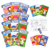 TINYMILLS Baseball Coloring Book Set with 12 Coloring Books and 48 Crayons Baseball Birthday Party Supplies Favor Bag Filler Tea