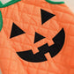 Molzulams Baby Girl Boy Halloween Outfit Sleeveless Pumpkin Romper Adjustable Shoulder Strap Jumpsuit Cute Halloween Clothes
