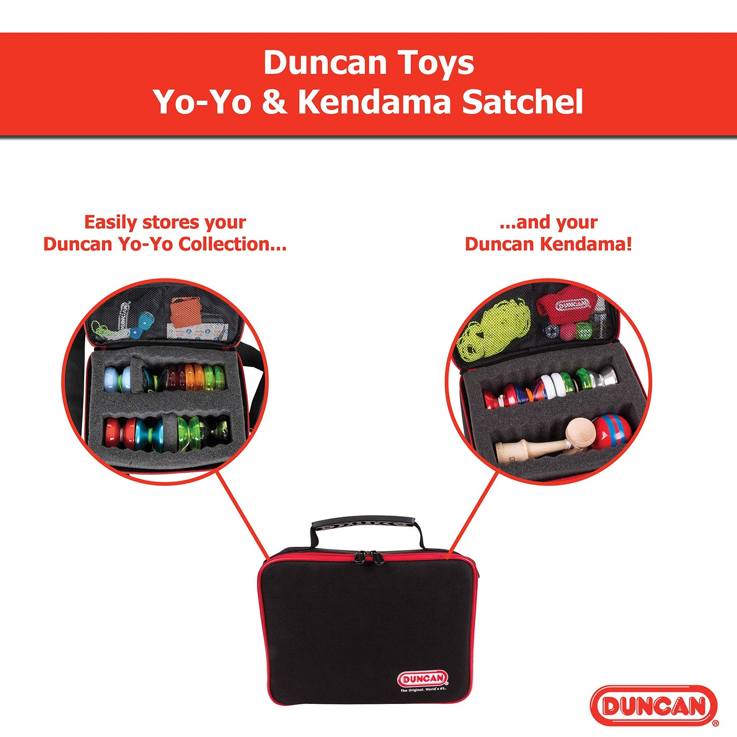 Duncan Toys Yo-Yo / Kendama Satchel Storage Case, 10.5'