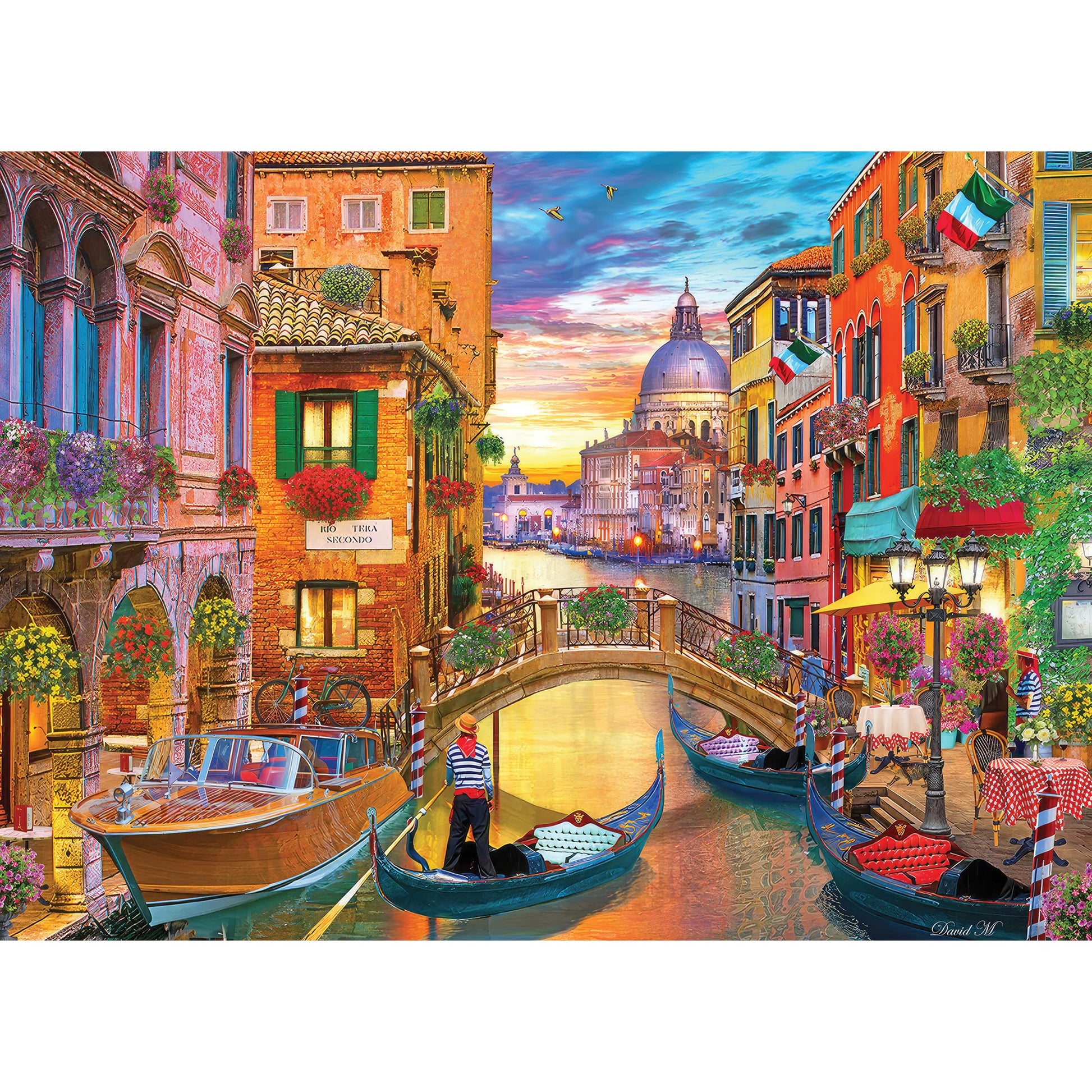 RoseArt - Kodak enhanced - Grand Canal Venice - 1000 Piece Jigsaw Puzzle for mature-themeds