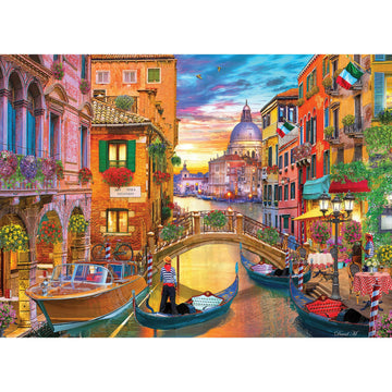 RoseArt - Kodak enhanced - Grand Canal Venice - 1000 Piece Jigsaw Puzzle for mature-themeds