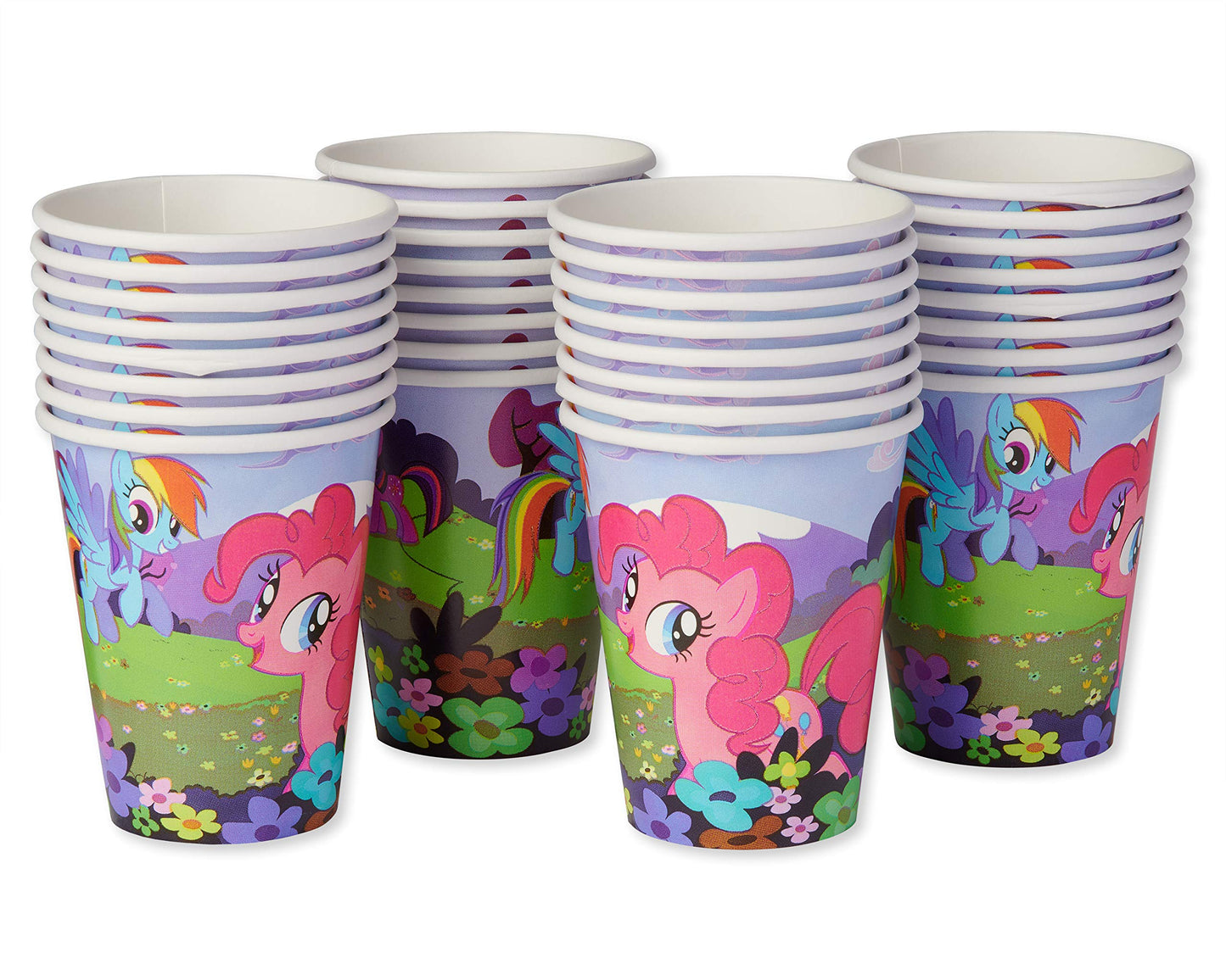 American Greetings My Little Pony Paper Cups, 32-Count, Eco-Friendly Paper, Party Supplies