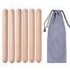 Music Lummi Sticks For Kids, 6 Pack Rhythm Sticks With Carry Bag, 8 Inch Long