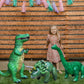 Jet Creations Inflatable Dinosaur 3-Pack - T-Rex 43 , Brachiosaurus 48 , Triceratops 43  - Prehistoric Blow-Up Toys For Kids, Pa
