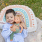 Miniland Clothes For Dolls 15'' Knitted Outfit Overall & Beanie Hat - Eco, Made In Spain, Quality, Role Play, Educational