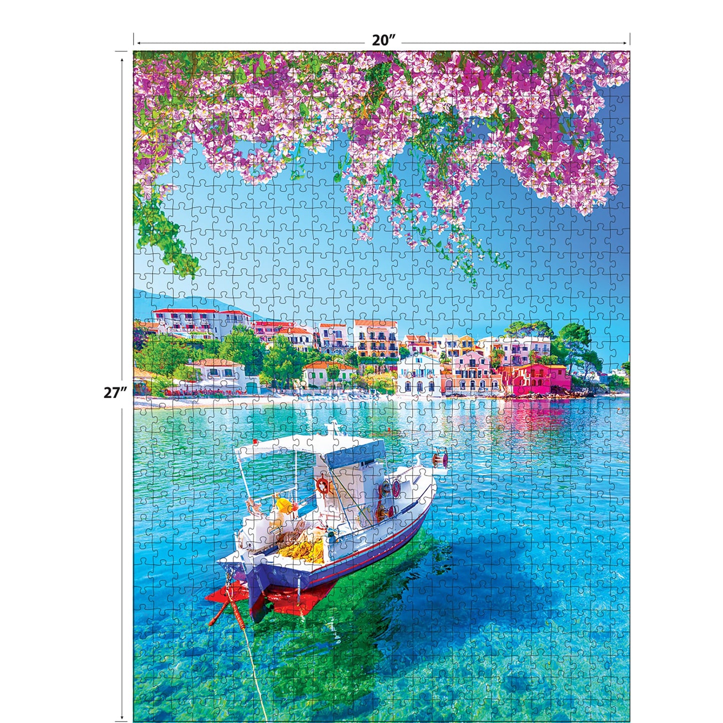 Roseart - Kodak Premium - Assos Village - 1000 Piece Jigsaw Puzzle For Adults