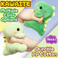 Fat Dinosaur Stuffed Animals, Dino Kawaii Plush Toy For Girls And Boys, Soft Dinosaur Plush Toys Keychain, Small Dinosaur Plushi