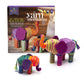 Craft-tastic Yarn Elephants Kit - Makes 2 Yarn-Wrapped Elephants - Multi Color - Ages 8+ - Model CT1775T