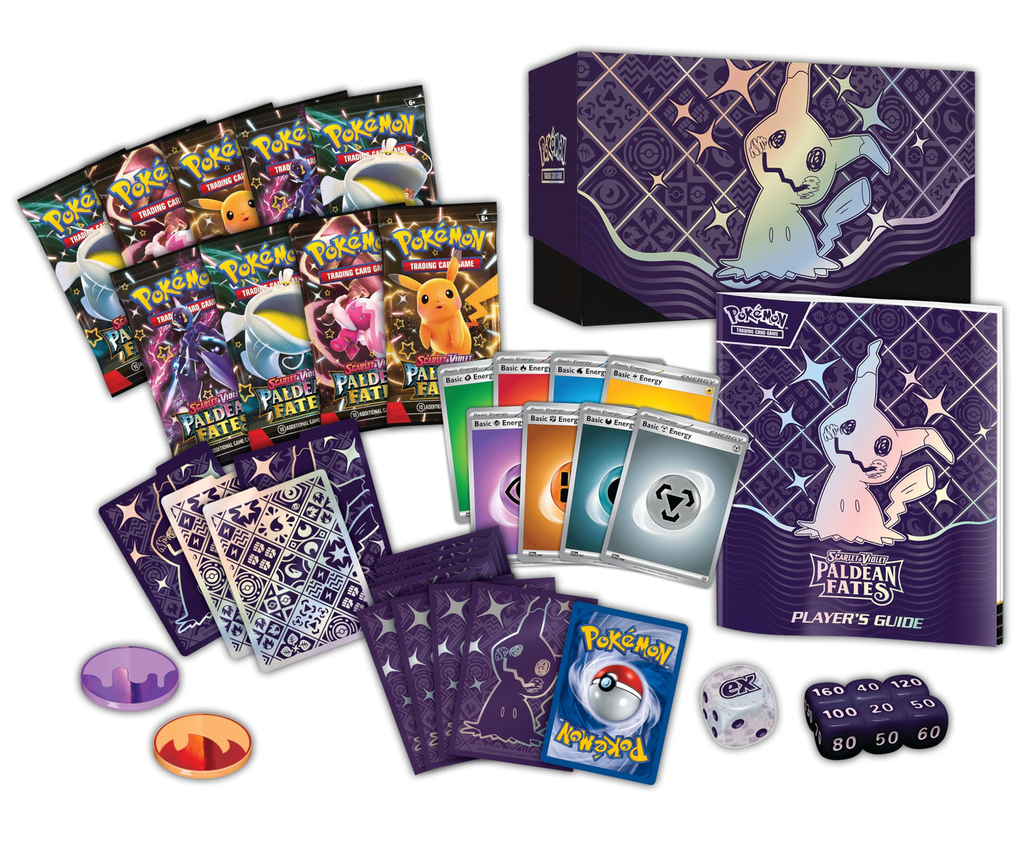 Pokemon TCG Elite Trainer Box - Scarlet and Violet Paldean Fates - Multi Color - Model 290-85618 - Paper Material