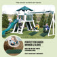 Playsafer Playground Safety Rubber Wearmat For Swingsets And Slides - 1'' Thick X 24'' W X 40'' L (1 Pack, Green)