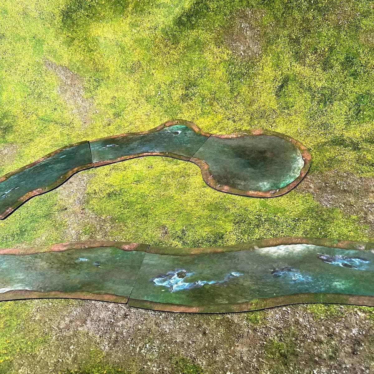 Monster Scenery: Rivers And Roads Neoprene Playmat Pieces