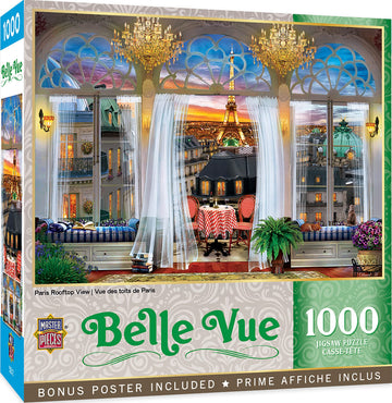 Paris Rooftop View 1000 Pc