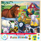 Masterpieces 48 Piece Fun Facts Jigsaw Puzzle For Kids - Farm Friends Wood Puzzle - 12'X12'
