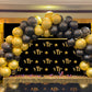 BAIFNEZ VIP Photography Backdrop Black Gold VIP Party Photo Banner Graduation Prom Backdrop 7x5FT Red Carpet Event Birthday Part