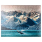 MyPuzzle Alaska Whales - enhanced 100 Piece Jigsaw Puzzle - Made in USA