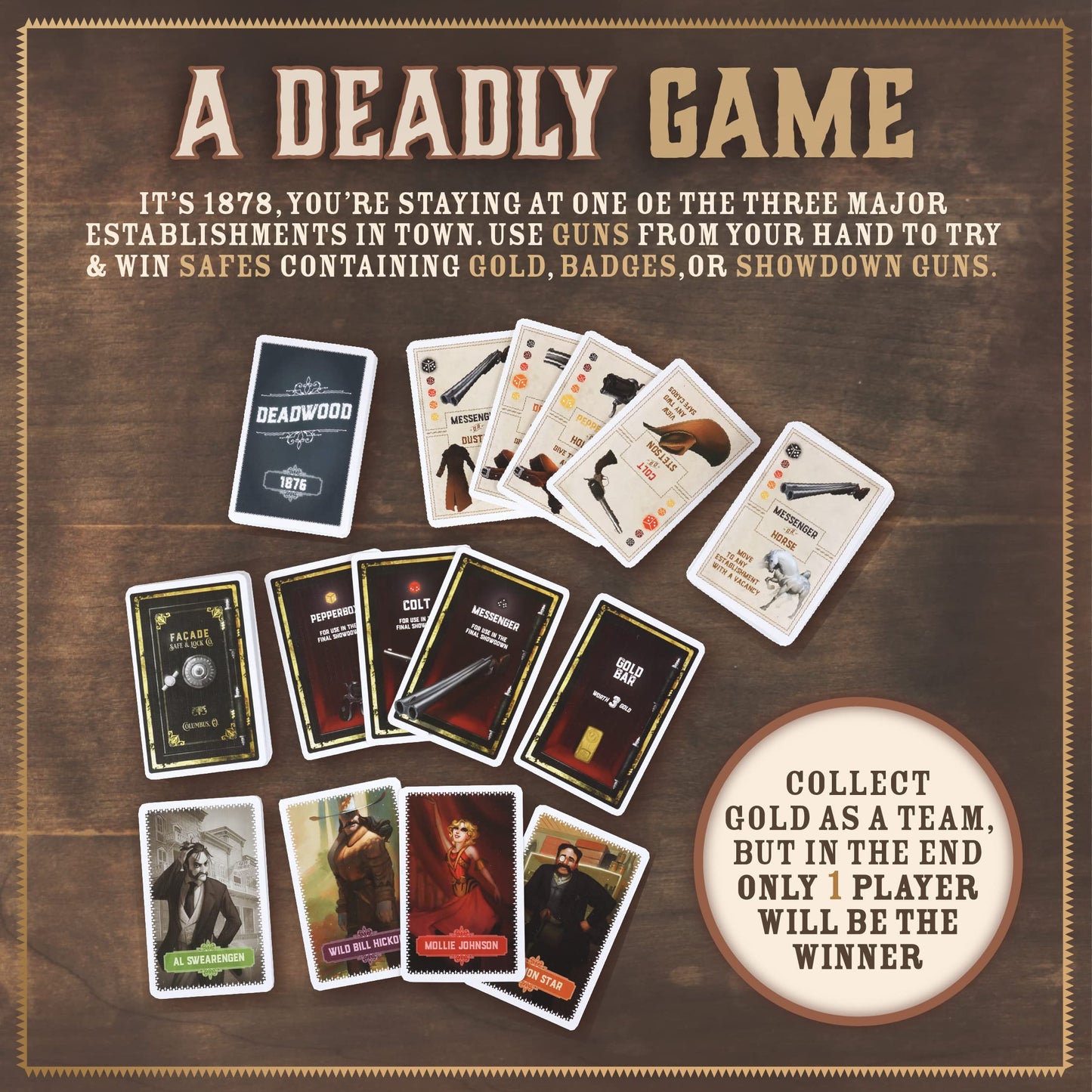 Facade Games Facade Dark Cites Card Game - Strategy, Deceit & Luck - One Size, Multicoloured, Model FCDDWD1001