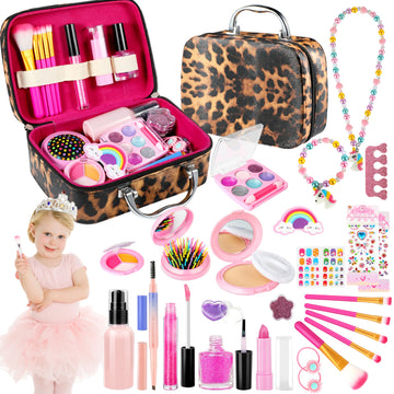 Kids Makeup Kit For Girls Toys, Make Up Sets For Girl, Toddlers Washable Makeup Kit For Girl, Make Up For Kids Girls, Birthday C