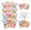 TINYMILLS Magical Fairies Coloring Books for Kids with 12 Coloring Books and 48 Crayons, Fairies Birthday Party Favors, Favor Ba