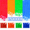 Palonu Balls Blaster Ammo Splat Refill(7-8 Mm, 32 Pack,320000 Pcs), Gel 7.5Mm Blasters Bullets, Mix Colour, For Ages 14+