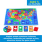 Game Zone Geography Game - Fun Educational Learning for Ages 7+, Medium Size, Multi-Color, Model P20026