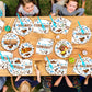 Gisgfim 96Pcs Cowboy Baby Shower Plates And Napkins Party Supplies Western Cowboy Party Birthday Tableware Set A Little Cowboy I