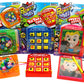 Ja-Ru Pocket Travel Toys Tic Tac Toe Game, Magnetic Fishing Game, & Magnetic Face Toy (3 Toys Bundle Set) Hand Held Mini Games F