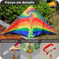 ORGCLDKT-Rainbow Cruiser Delta Kite, Kites for Kids Ages 8-12,4-8,Boys,Girls,Kites for Adults,Beach,Beginners,Giant.1Pc or 3Pcs