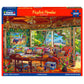 White Mountain Puzzlers Paradise Puzzle 1000 Piece Vintage Summer Jigsaw Puzzles for Adults and Families